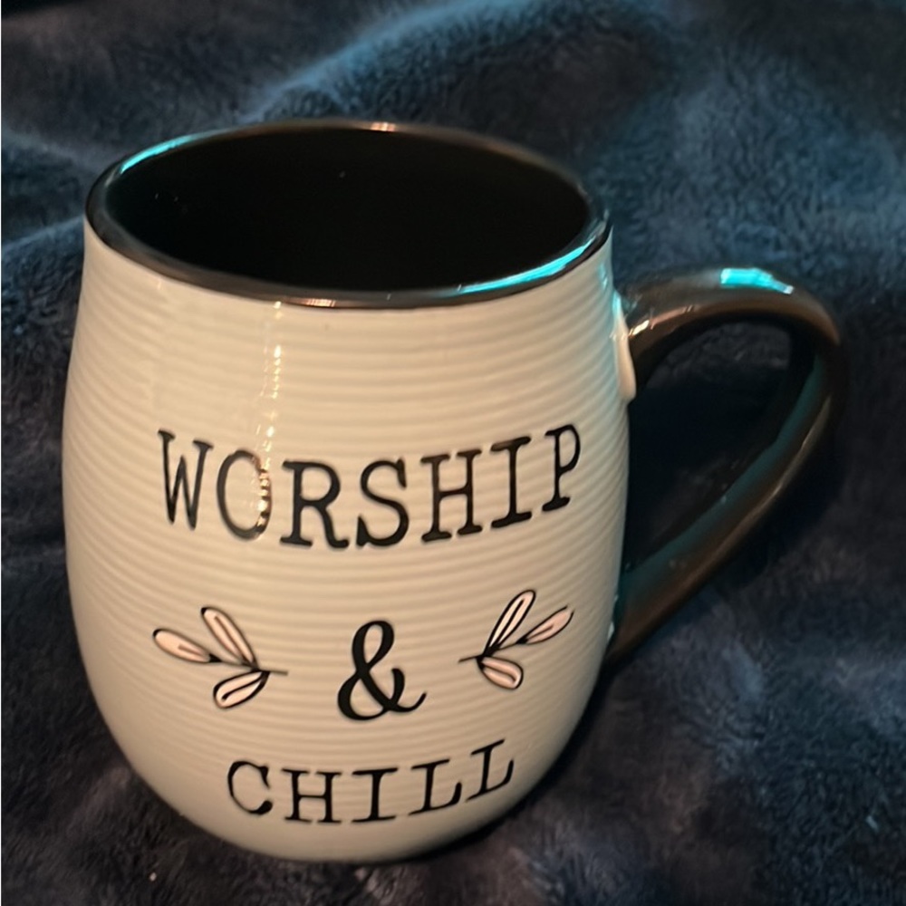 Worship and Chill coffee mug